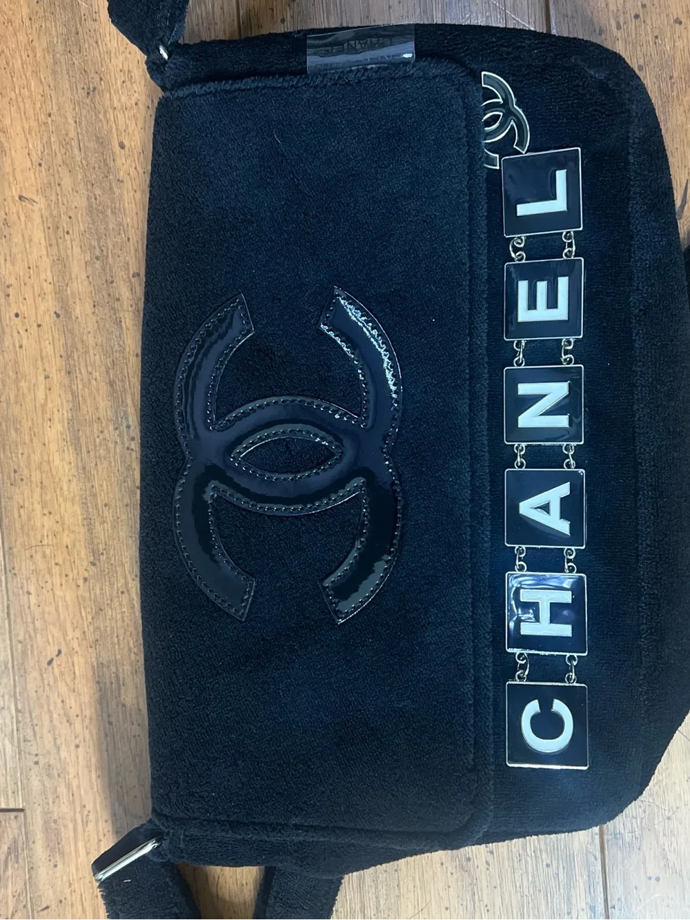 Chanel precision VIP Black Suede GWP Crossbody Messenger Bag